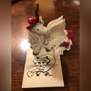 Porcelain Unicorn  Ornament